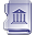 Purple Library Icon 32x32 png